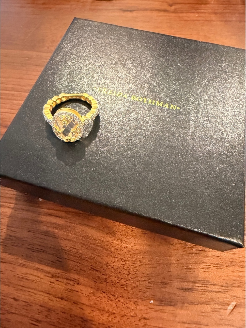 Frieda Rothman 14K over Sterling Silver with CZ’s